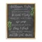 Stupell Industries Bathroom Rules with Greenery Framed Floater Canvas Wall Art Design by Kim Allen